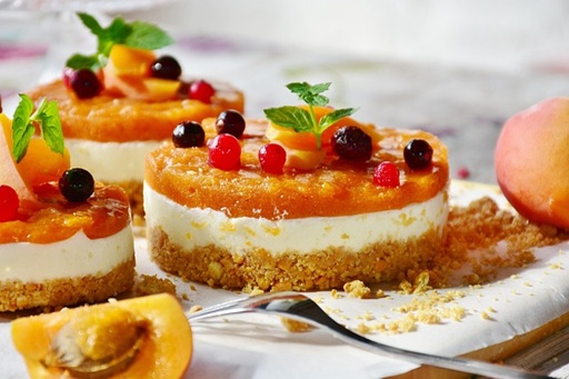 Gâteau cheesecake.